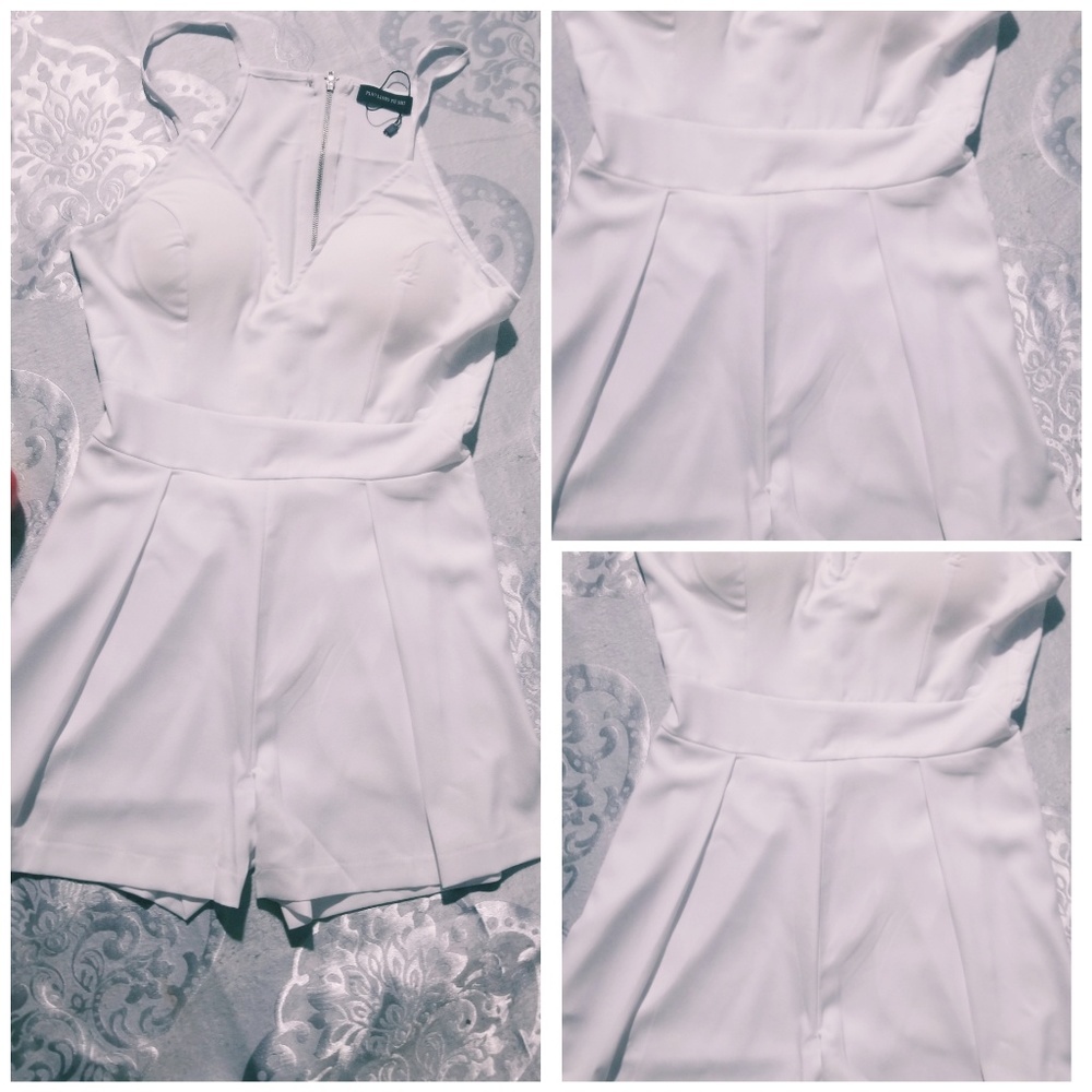 White short jumper